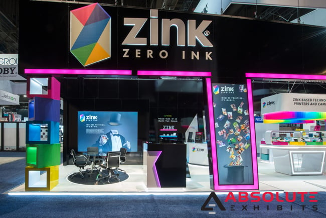 Zink trade show booth