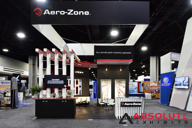 Aerozone trade show branding Absolute Exhibits
