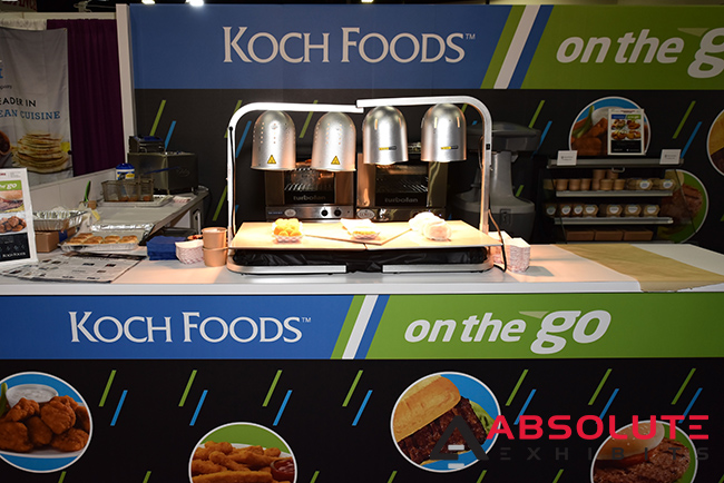Koch Foods trade show exhibit design