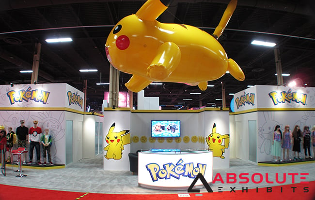 trade show booth prop Pokemon